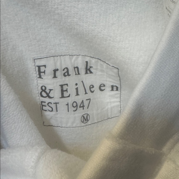 Frank & Eileen Venice Travel Set Eamon Joggers Kane Hoodie M White - Picture 8 of 10